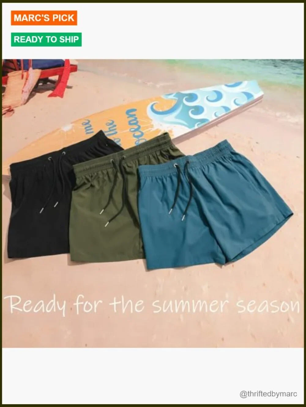 Men's Quick Dry Swim Trunks 5